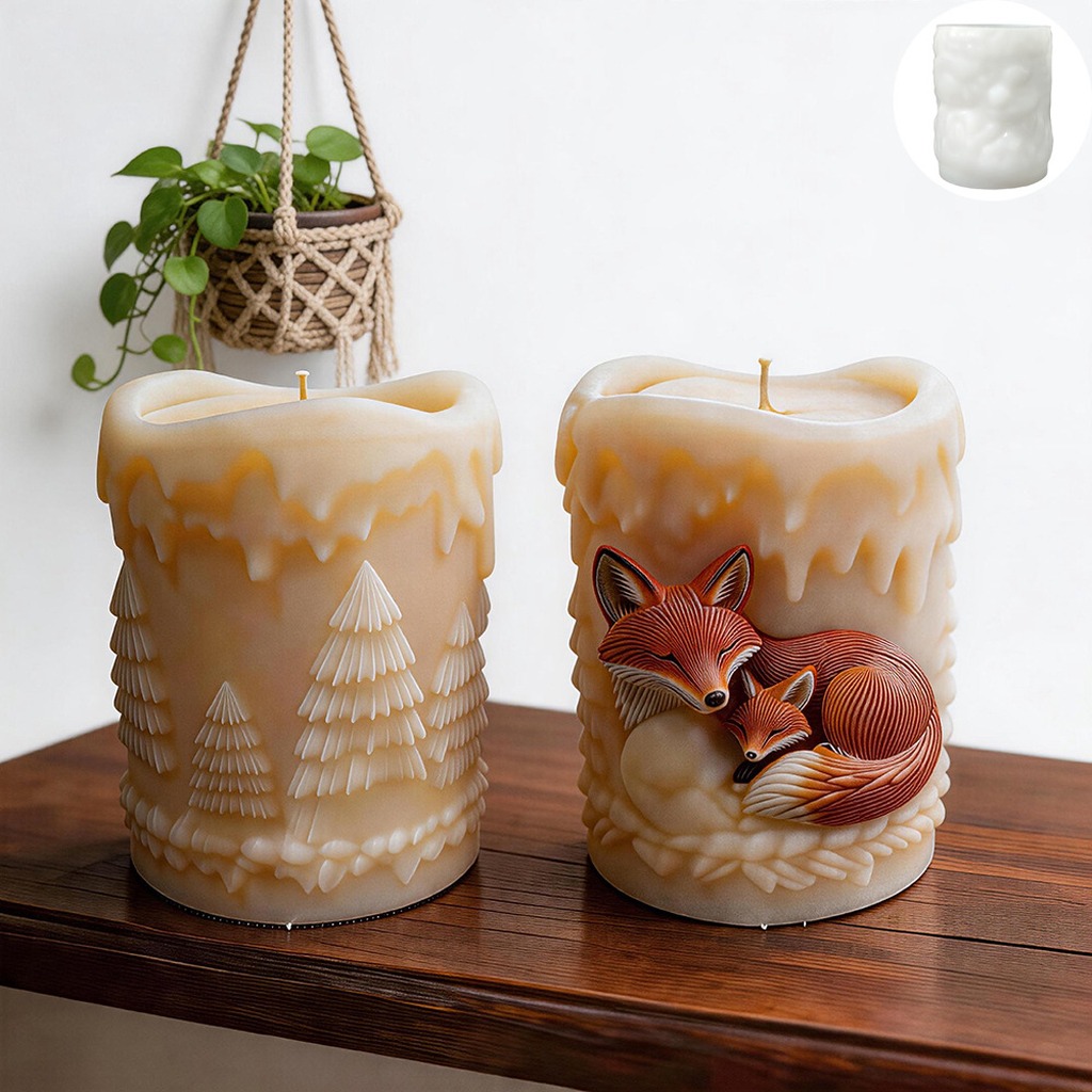 Candle Making For Beginners - Cylindrical Candle Mold Silicone Candle Mold