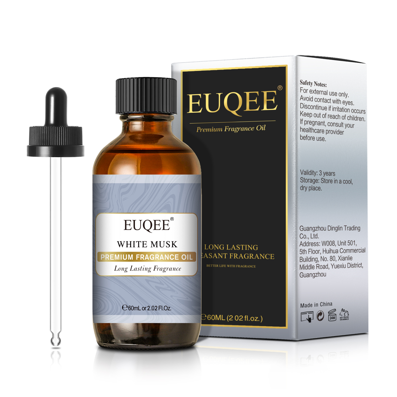 Candle Making Oils - EUQEE 60ML Premium Fragrance Oil White