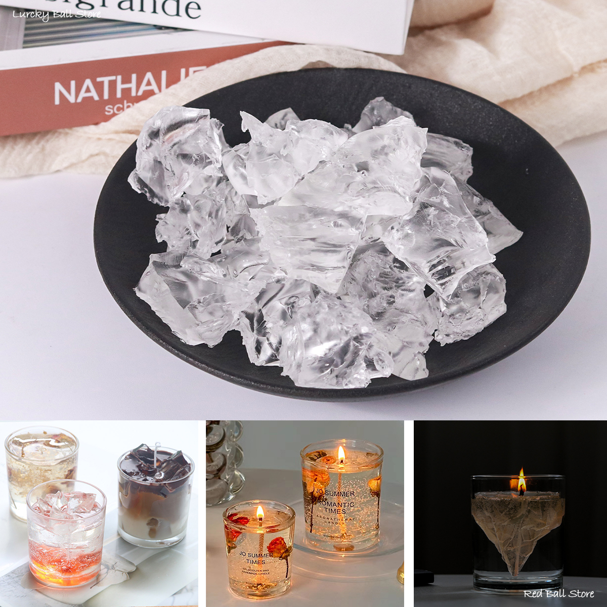 Candle Making Raw Material Wholesale - 100G Jelly Wax Wholesale DIY Handmade