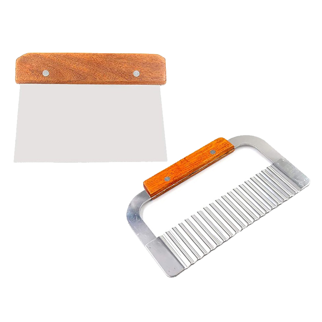 Candle Making Accessories - 2 Pack Stainless Steel Wavy &