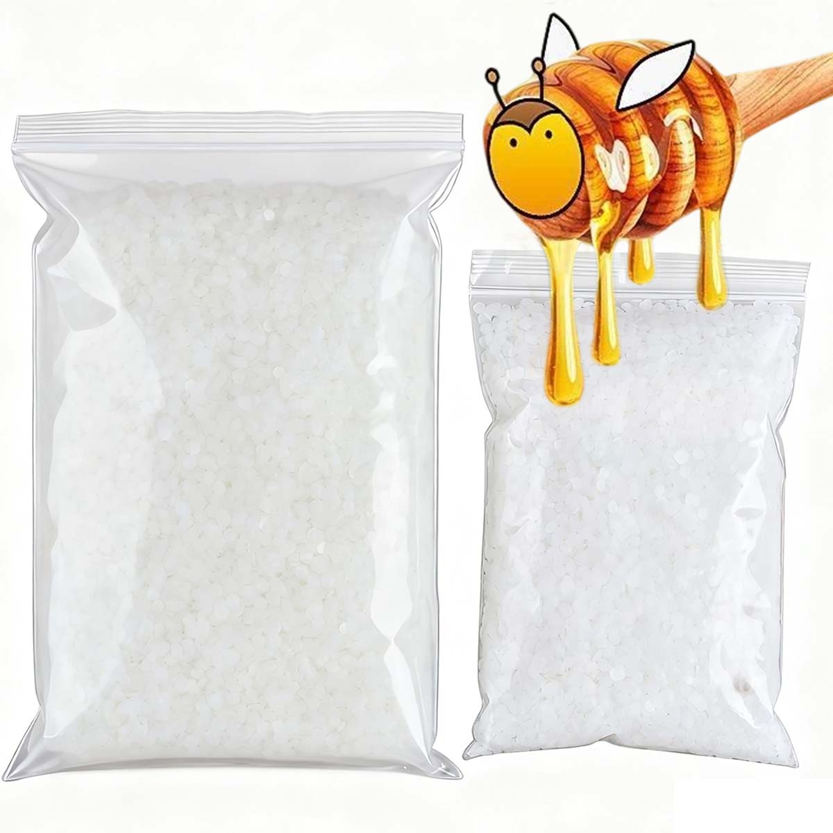 Candle Making Accessories - 200g-1000g White Beeswax Pure Natural Granular