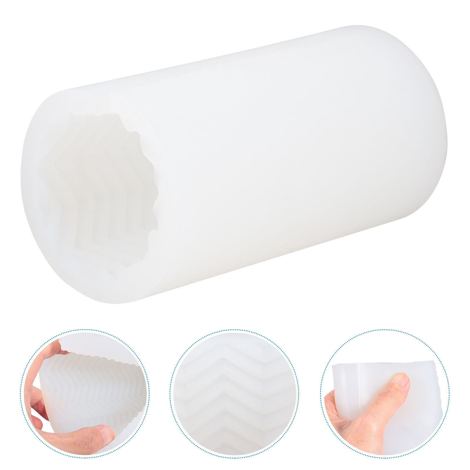 Candle Making For Kids - High-Quality Silicone Cylinder Mold for DIY