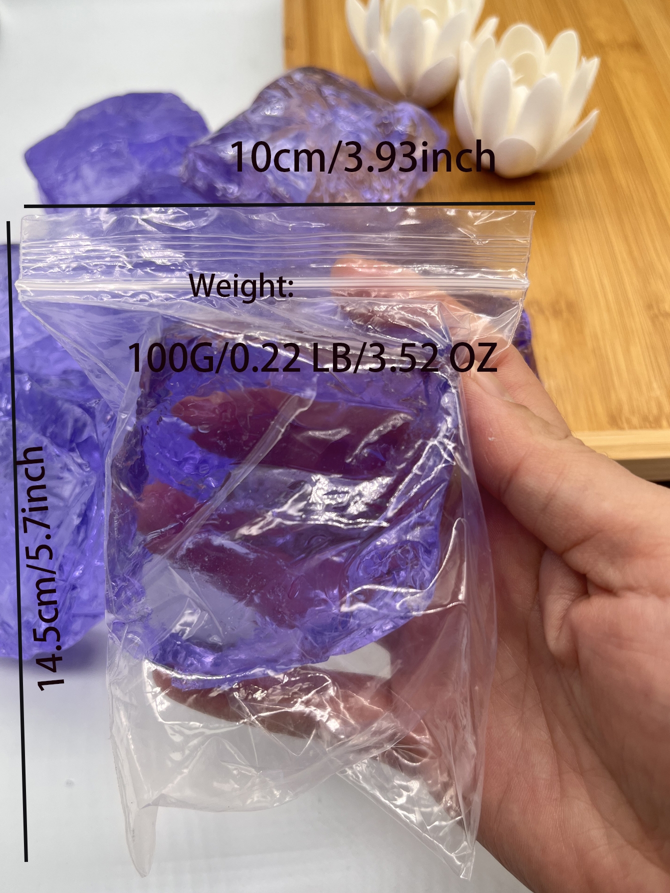 100G Jelly Wax Purple Wholesal – обзор и цена Candle Making Raw Material Wholesale