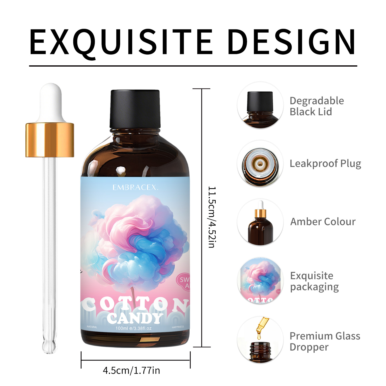 100ml Cotton Candy Essential O – обзор и цена Candle Making Oils