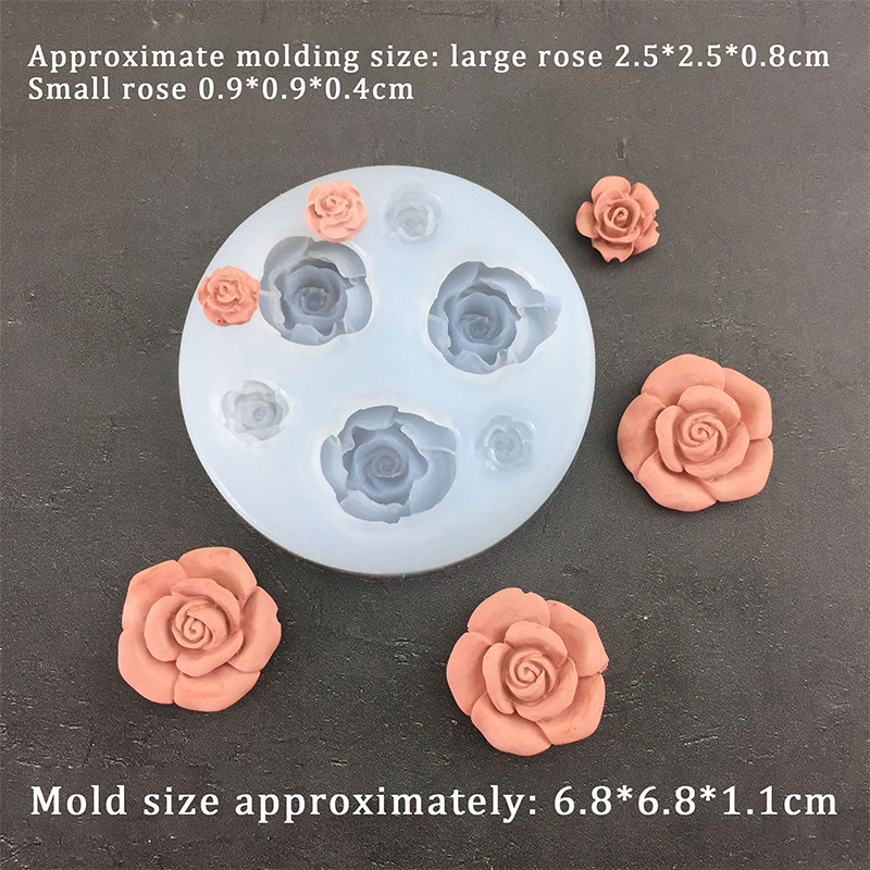 3D Rose Flower Shape Leaf Sili – обзор и цена Candle Making Accessories