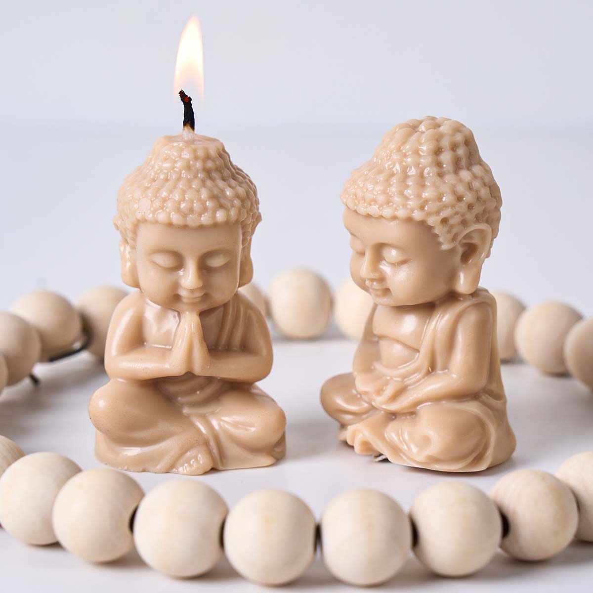 3D Buddha Silicone Candle Mold – обзор и цена Candle Making Process