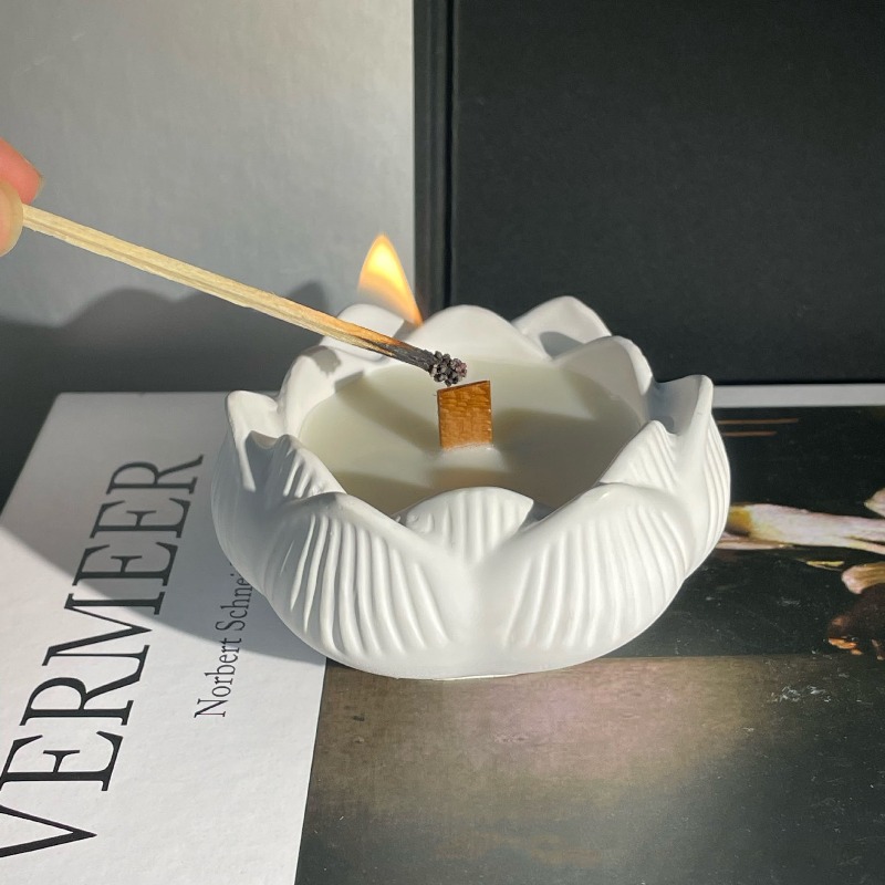 3D Lotus Candle Holder Silicon – обзор и цена Candle Making Process