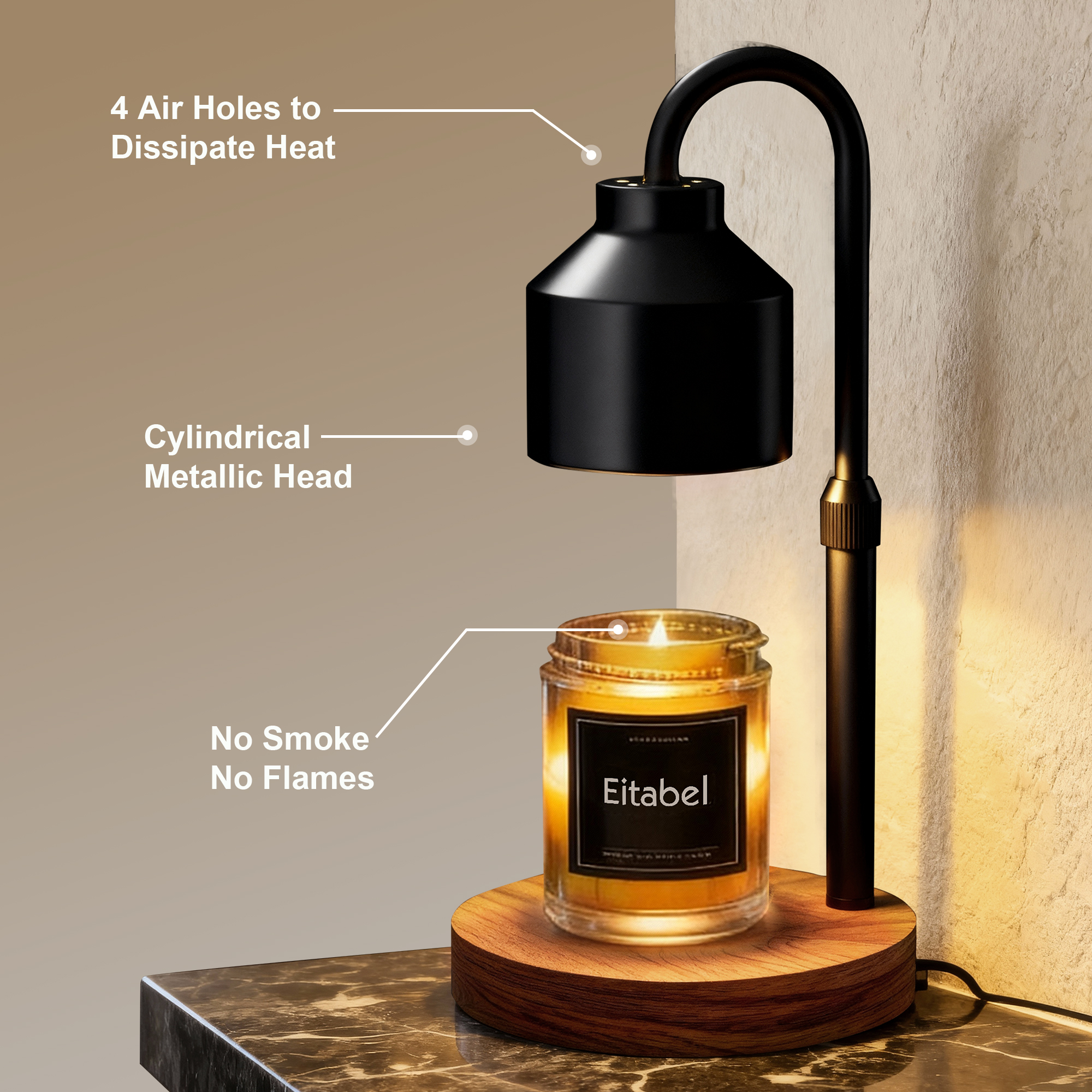 Atmospheric Wax Melting Lamp,  – обзор и цена Candle Making Jug