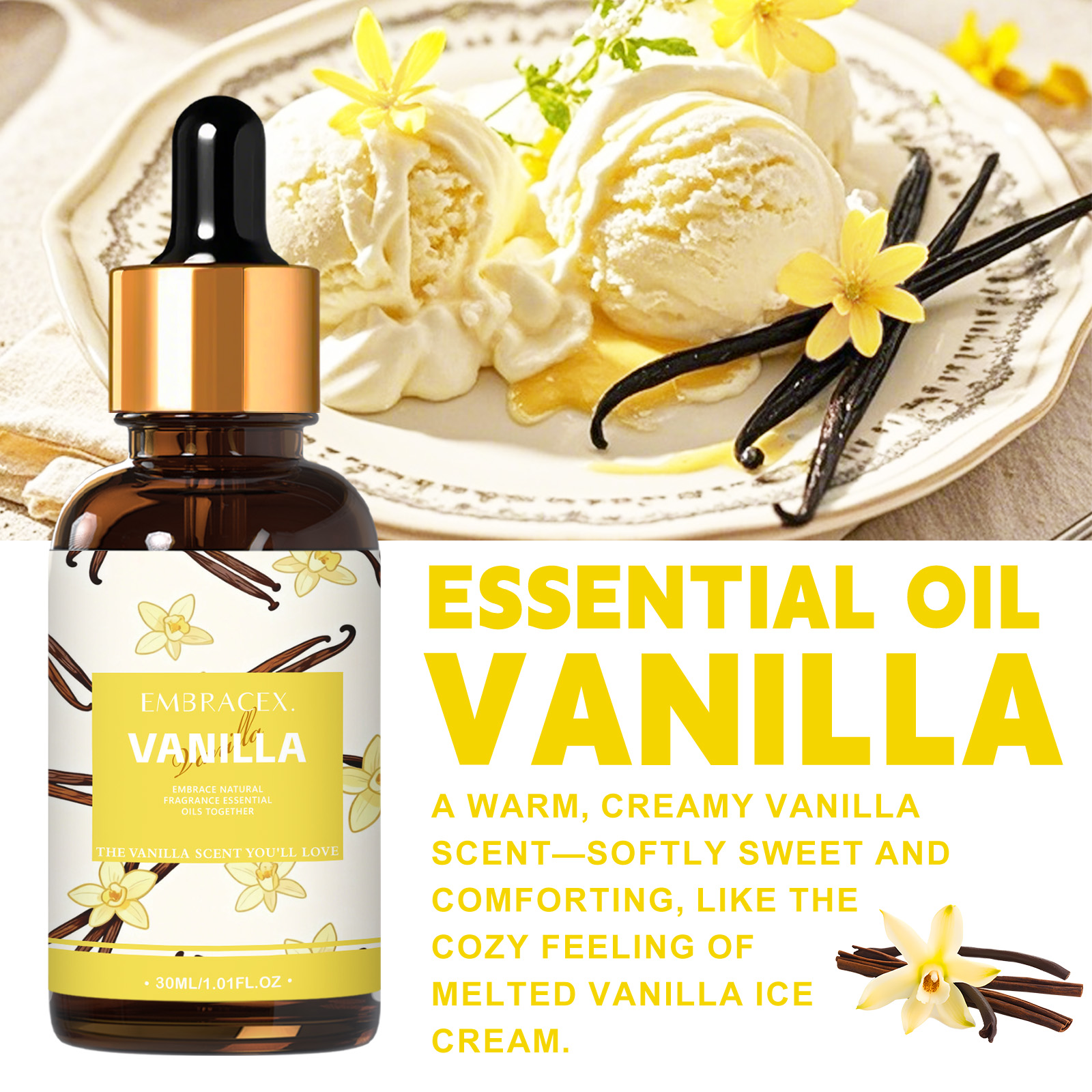 30ml Vanilla Essential Oil Per – обзор и цена Candle Making Oils