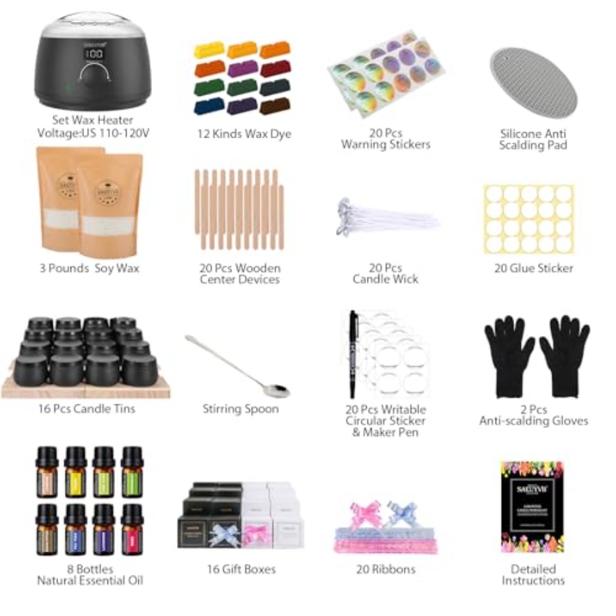 Candle Making Kit for Adults w – обзор и цена Candle Making Kit For Adults