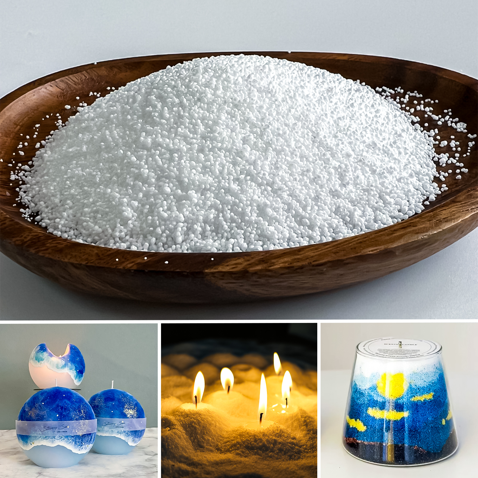 500g-1kg Sand Wax Ice Flower W – обзор и цена Candle Making Scents