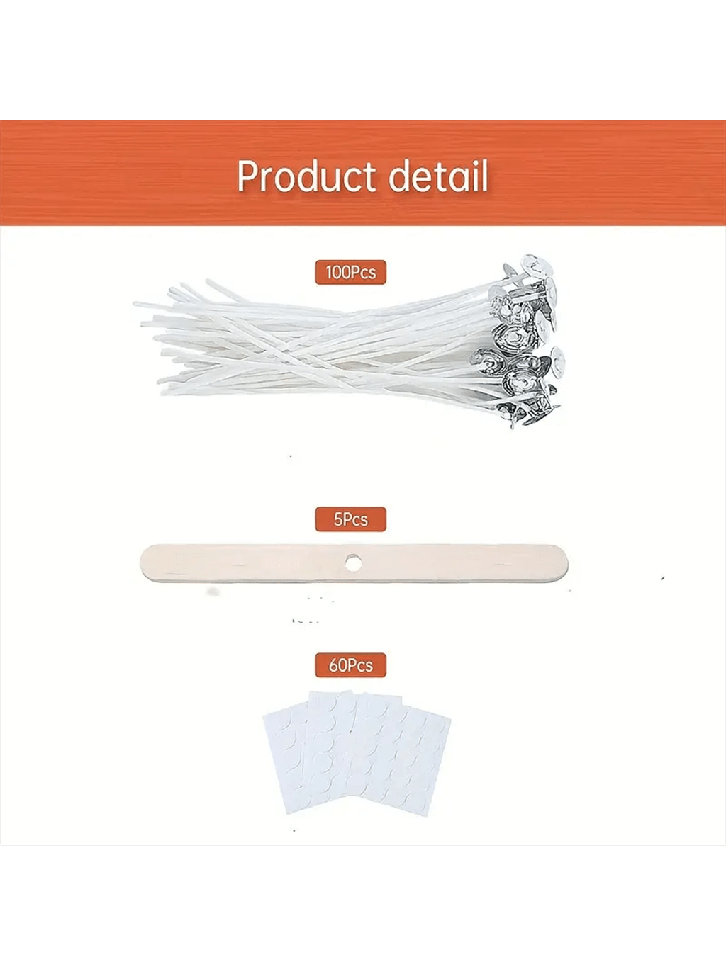 100Pcs Cotton Candle Wick 15cm – обзор и цена Candle Making Kit For Adults