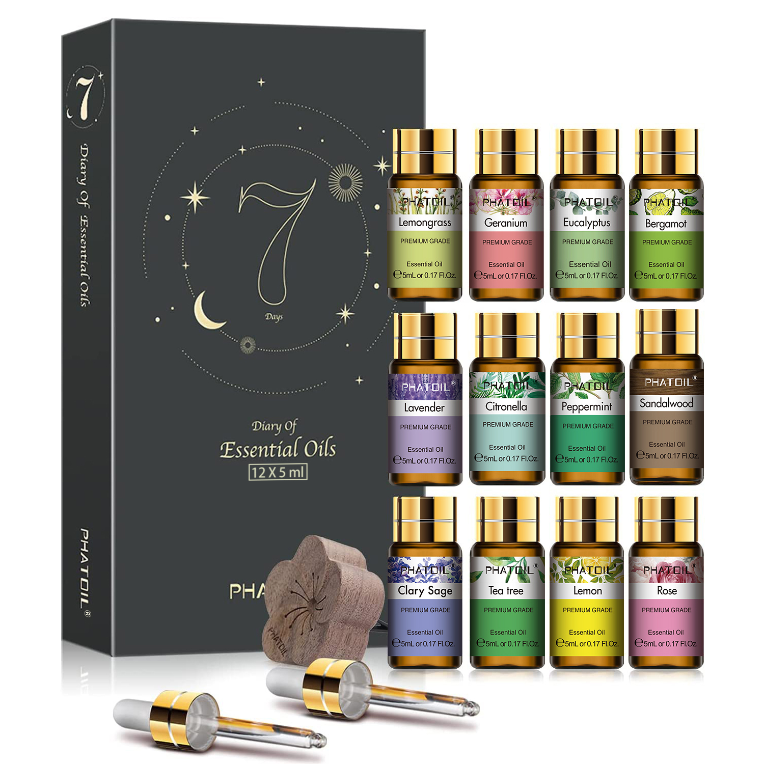 PHATOIL 12pcs/15pcs Aromathera – обзор и цена Candle Making Oils