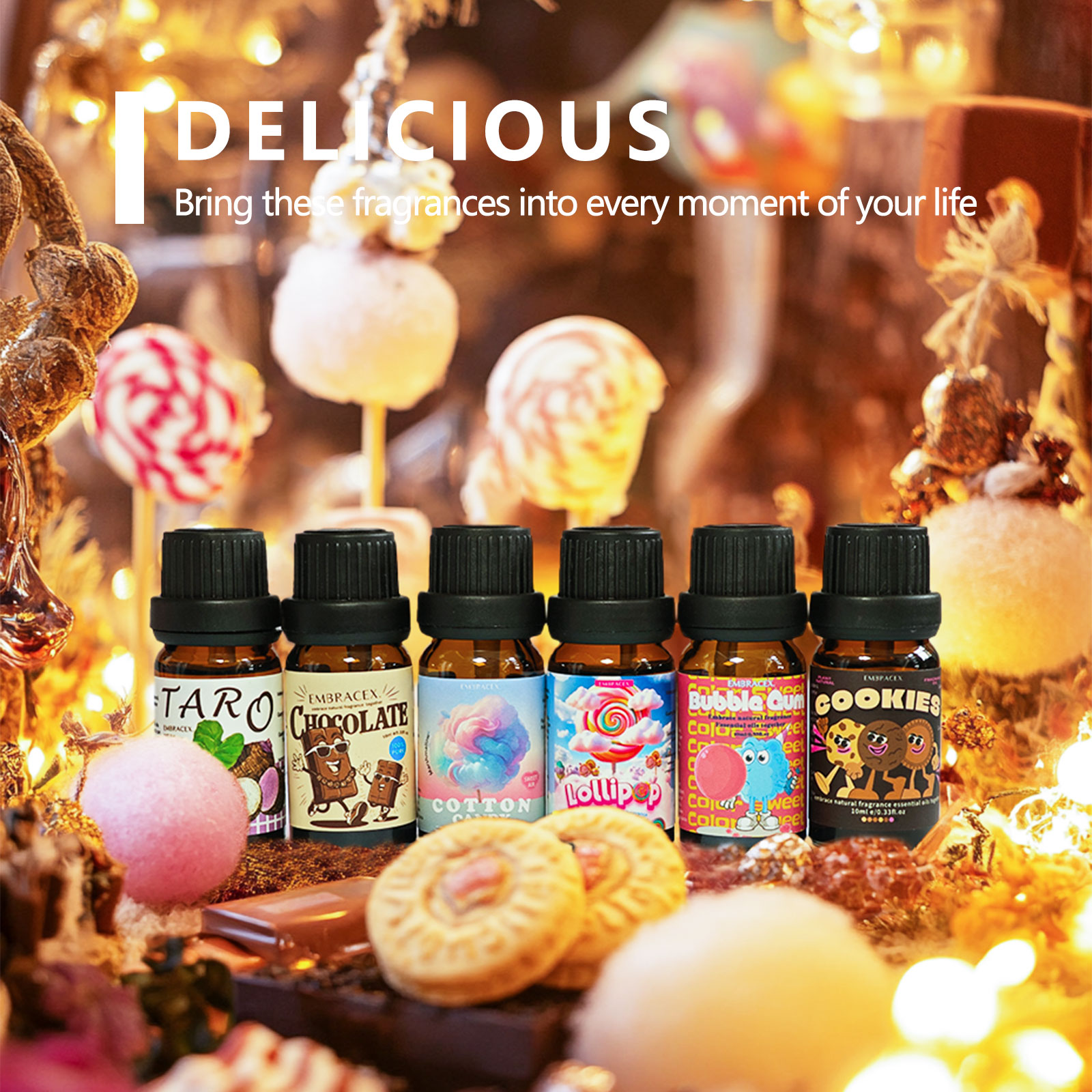 6PC/1Set Delicious Essential O – обзор и цена Candle Making Oils
