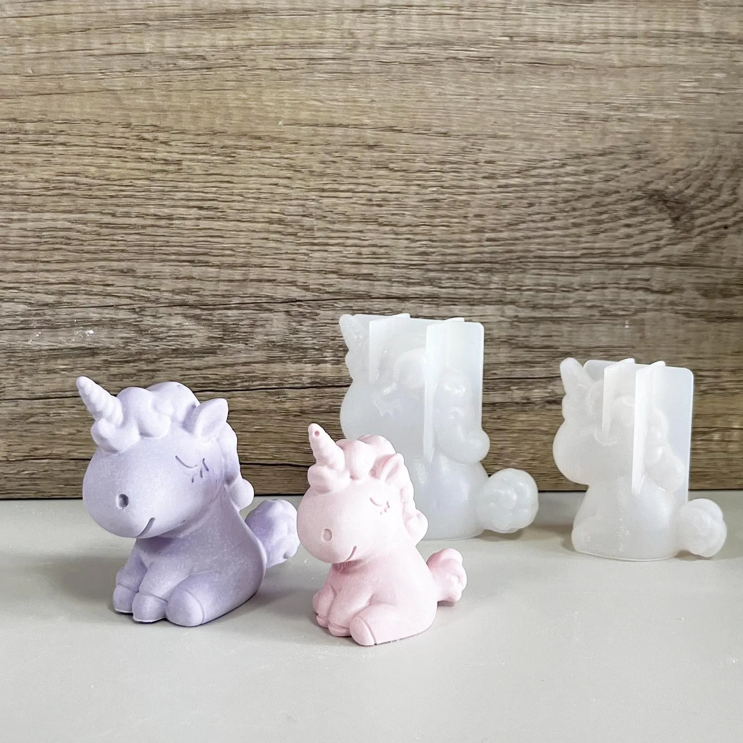 3D Geometric Silicone Unicorn  – обзор и цена Candle Making Accessories
