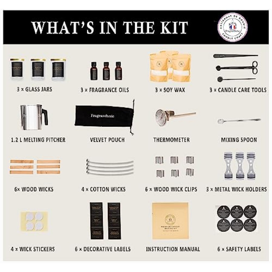 Luxury Candle Making Kit for A – обзор и цена Candle Making Kit For Adults