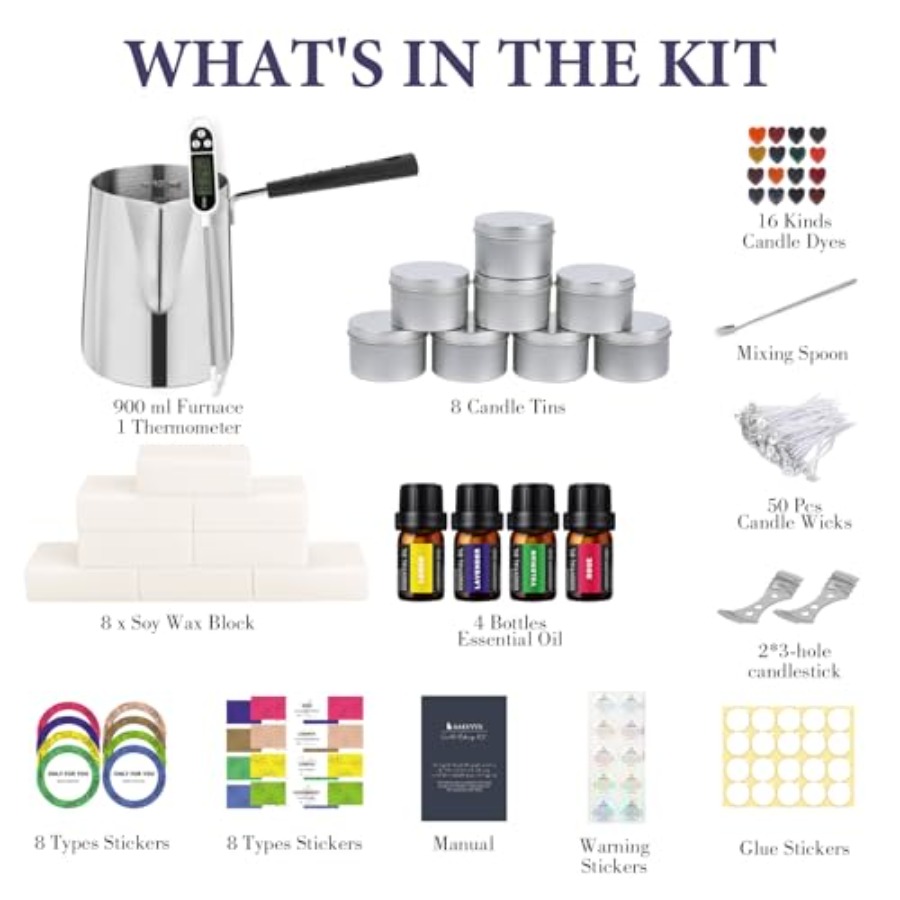 Home DIY Candle Making Kit, Fu – обзор и цена Candle Making For Beginners