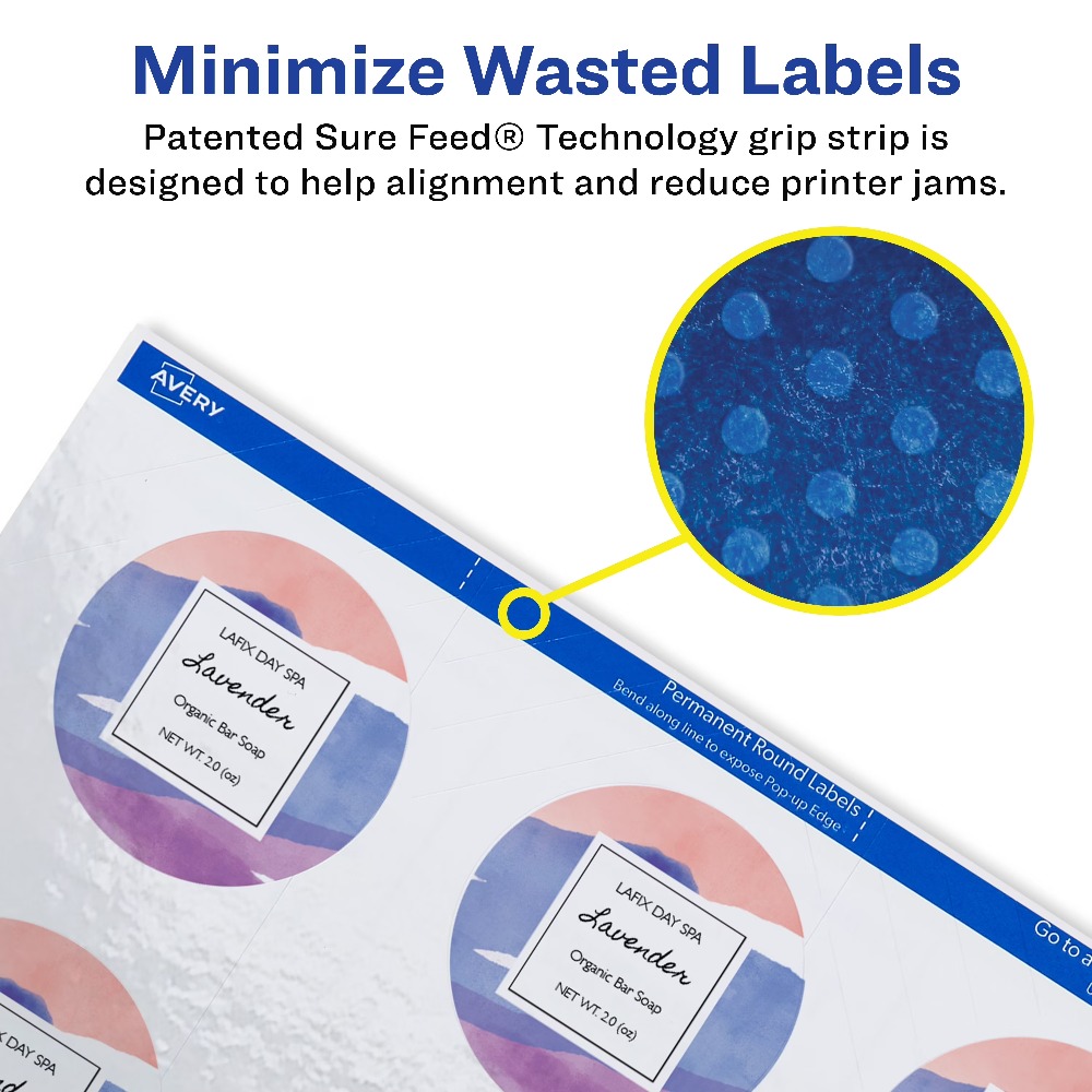 Round Glossy White Sticker Lab – обзор и цена Label Sticker Round