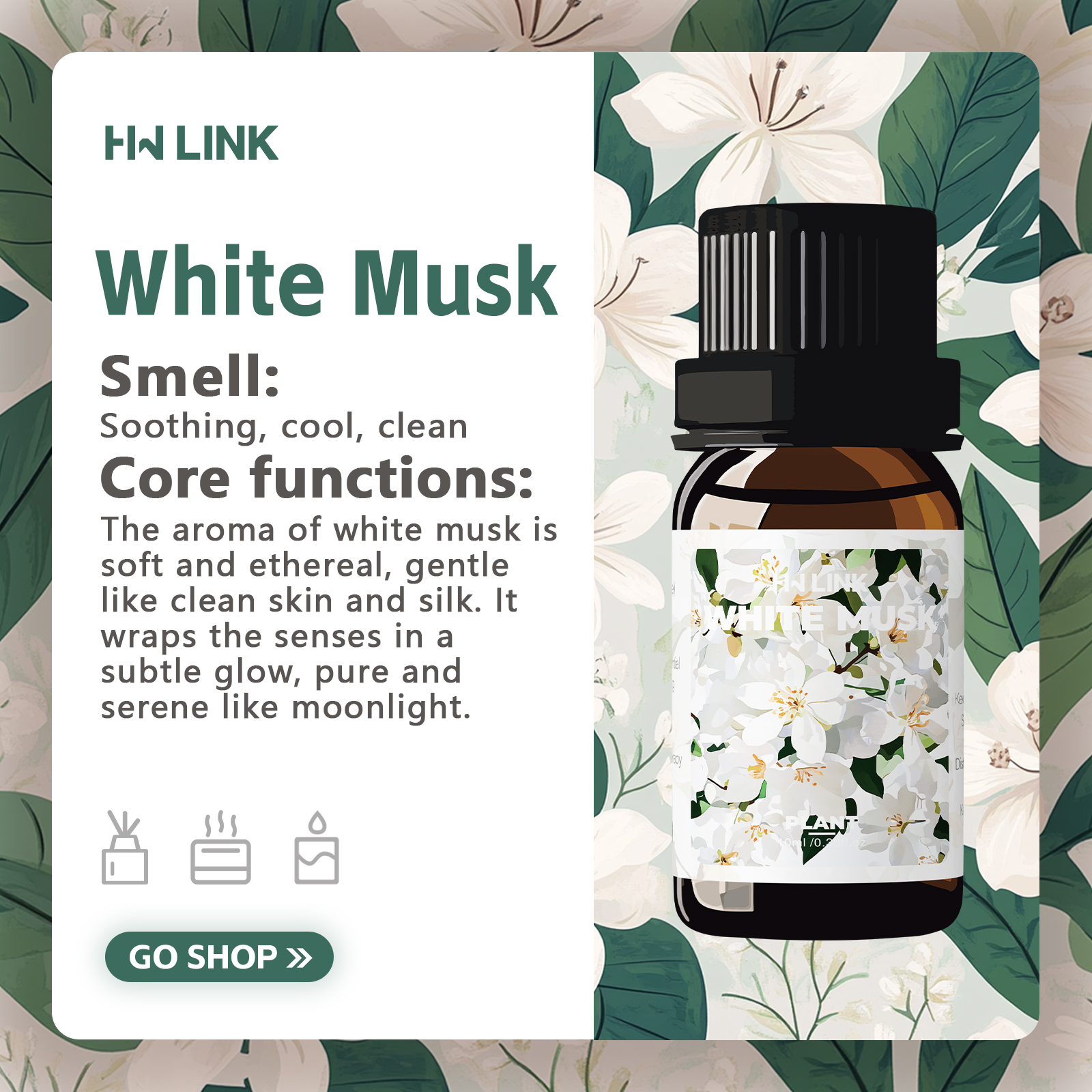 White Musk Essential Oils 10ml – обзор и цена Candle Making Oils