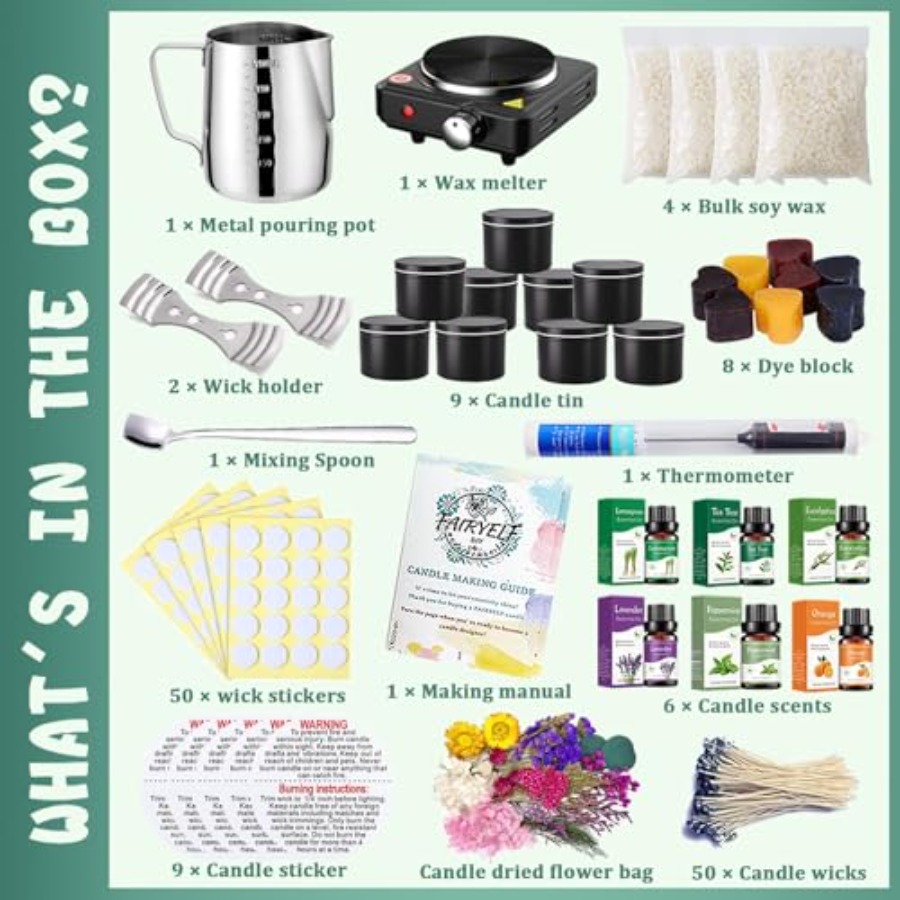 Candle Making Kit for Adults w – обзор и цена Candle Making Kit For Adults
