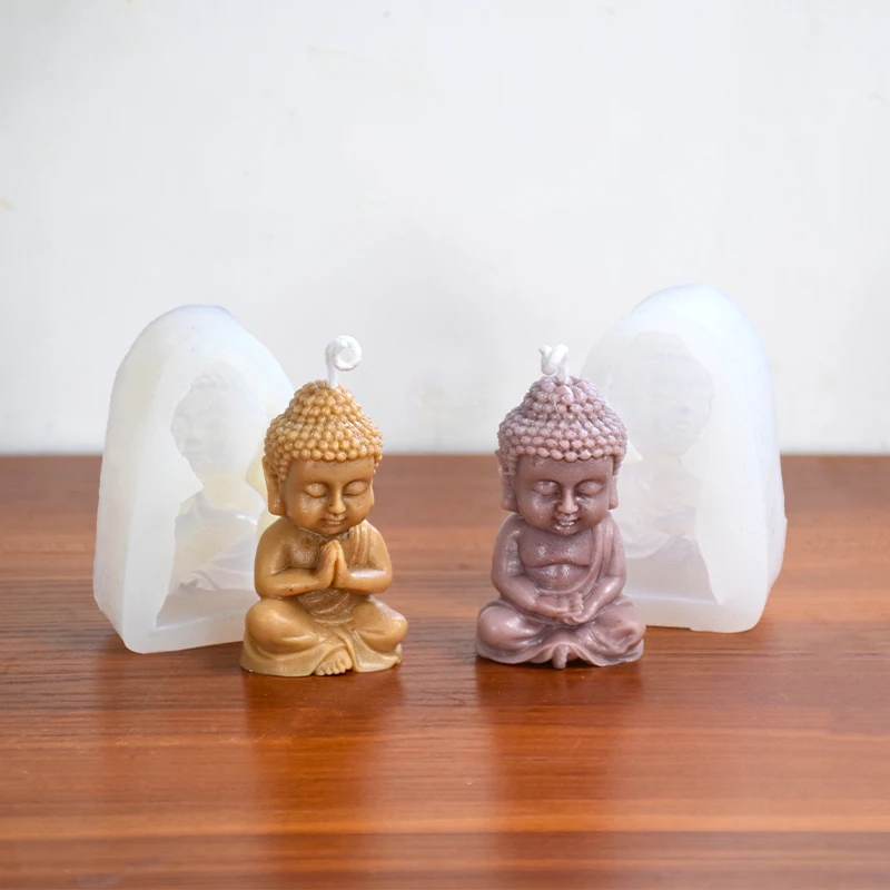3D Buddha Silicone Candle Mold – обзор и цена Candle Making Process