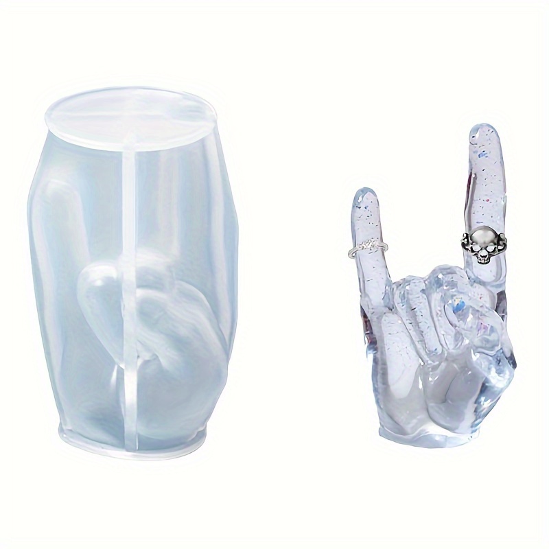 1pc Large Rock Gesture Silicon – обзор и цена Candle Making Items