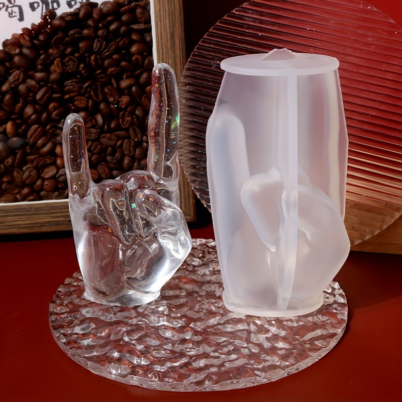 1pc Large Rock Gesture Silicon – обзор и цена Candle Making Items