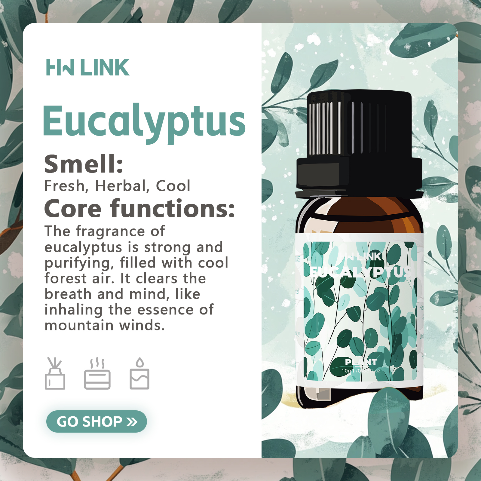 Eucalyptus Essential Oils 10ml – обзор и цена Candle Making Oils
