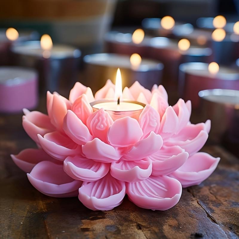 1PC Lotus Flower Candle Mold S – обзор и цена Candle Making Items