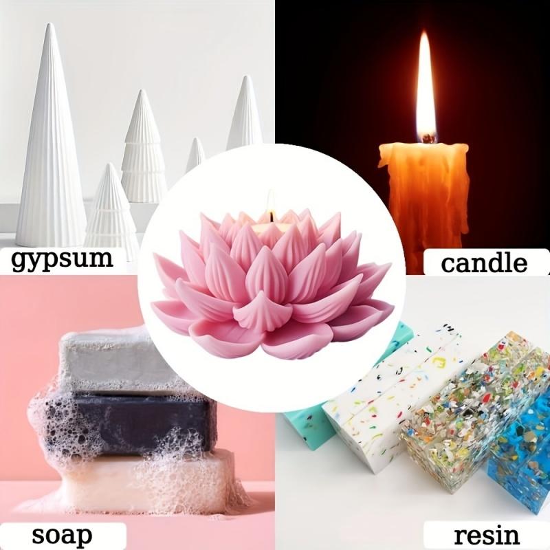1PC Lotus Flower Candle Mold S – обзор и цена Candle Making Items