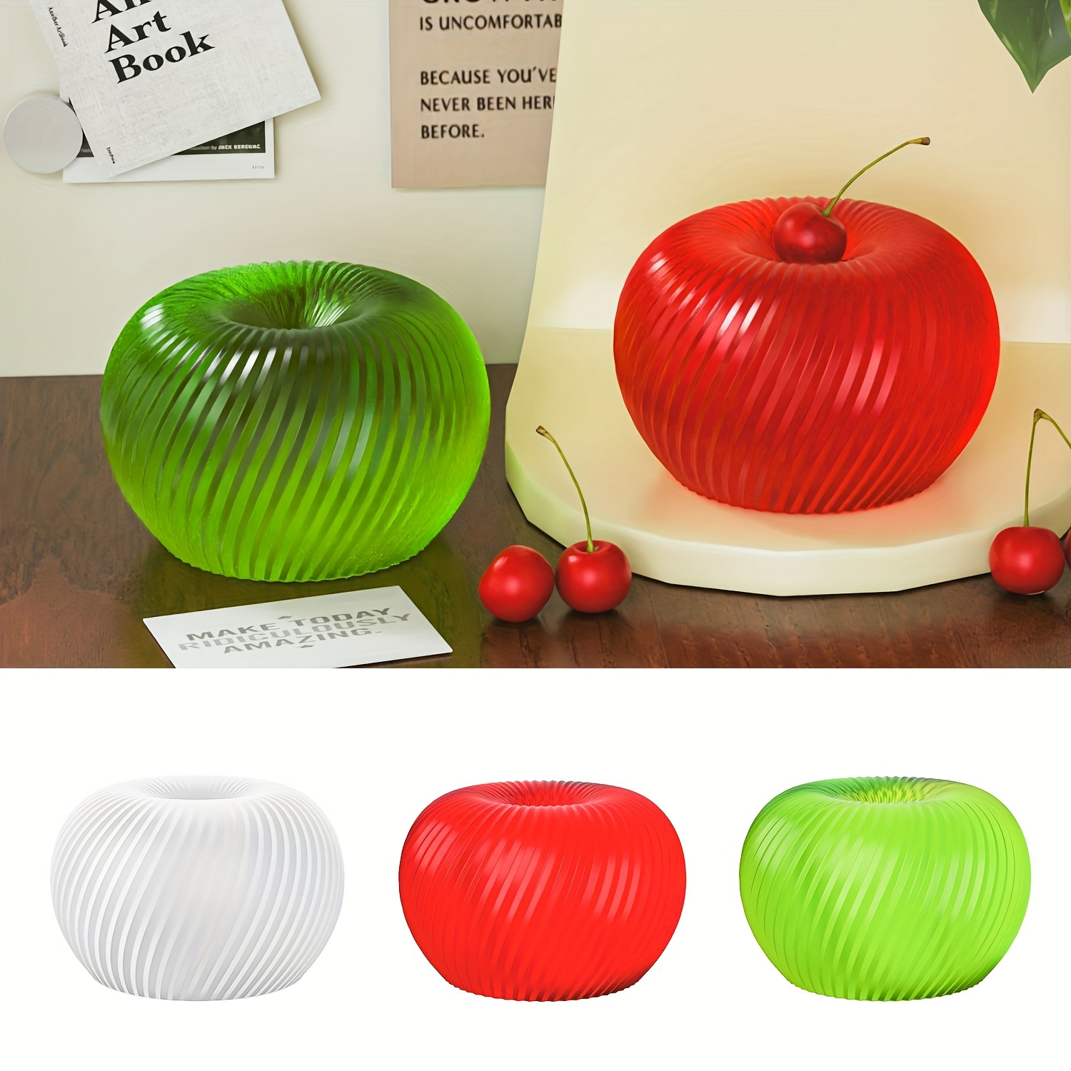 A trendy red apple silicone mo – обзор и цена Candle Making Items