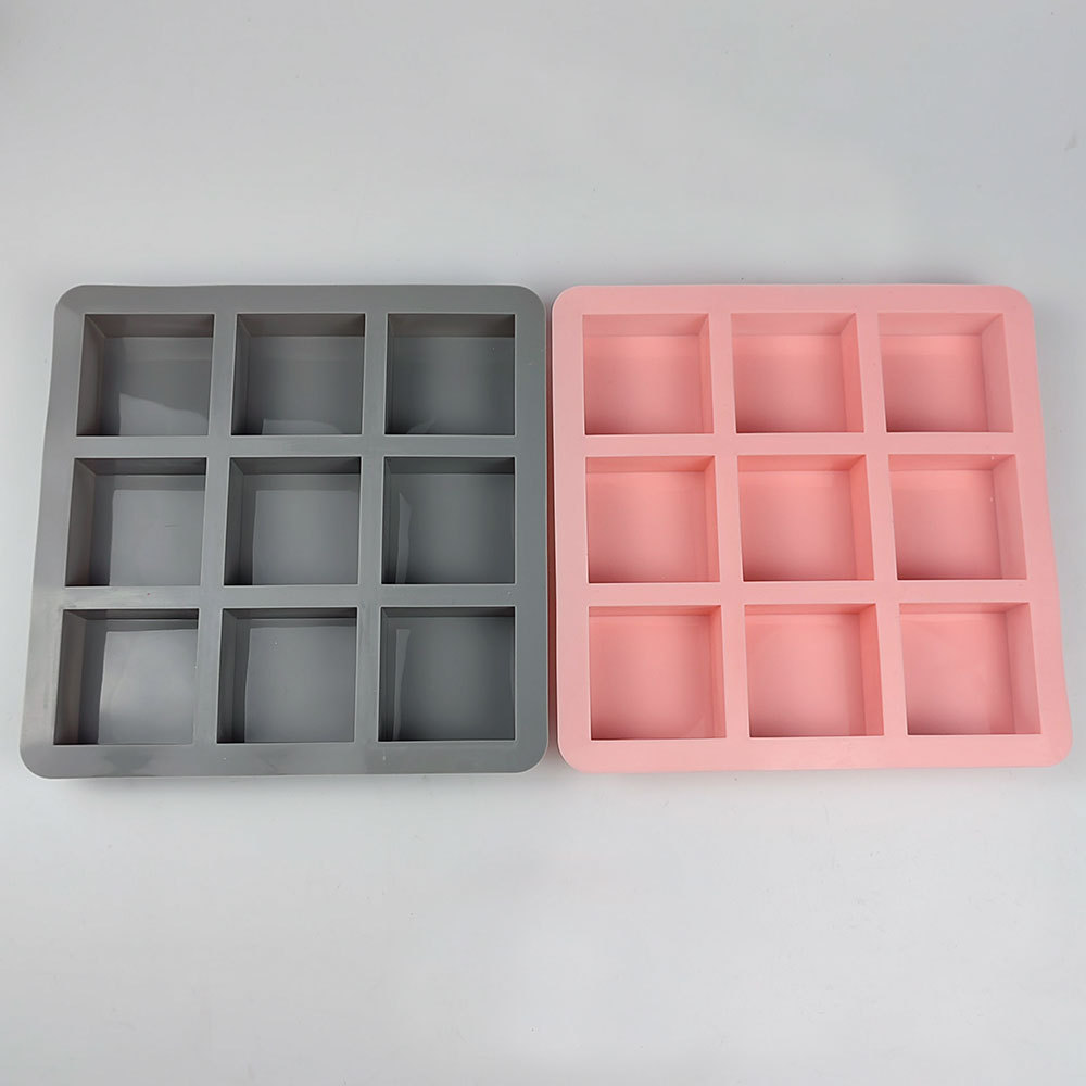 9 Hole Square Silicone Soap Mo – обзор и цена Candle Making Process