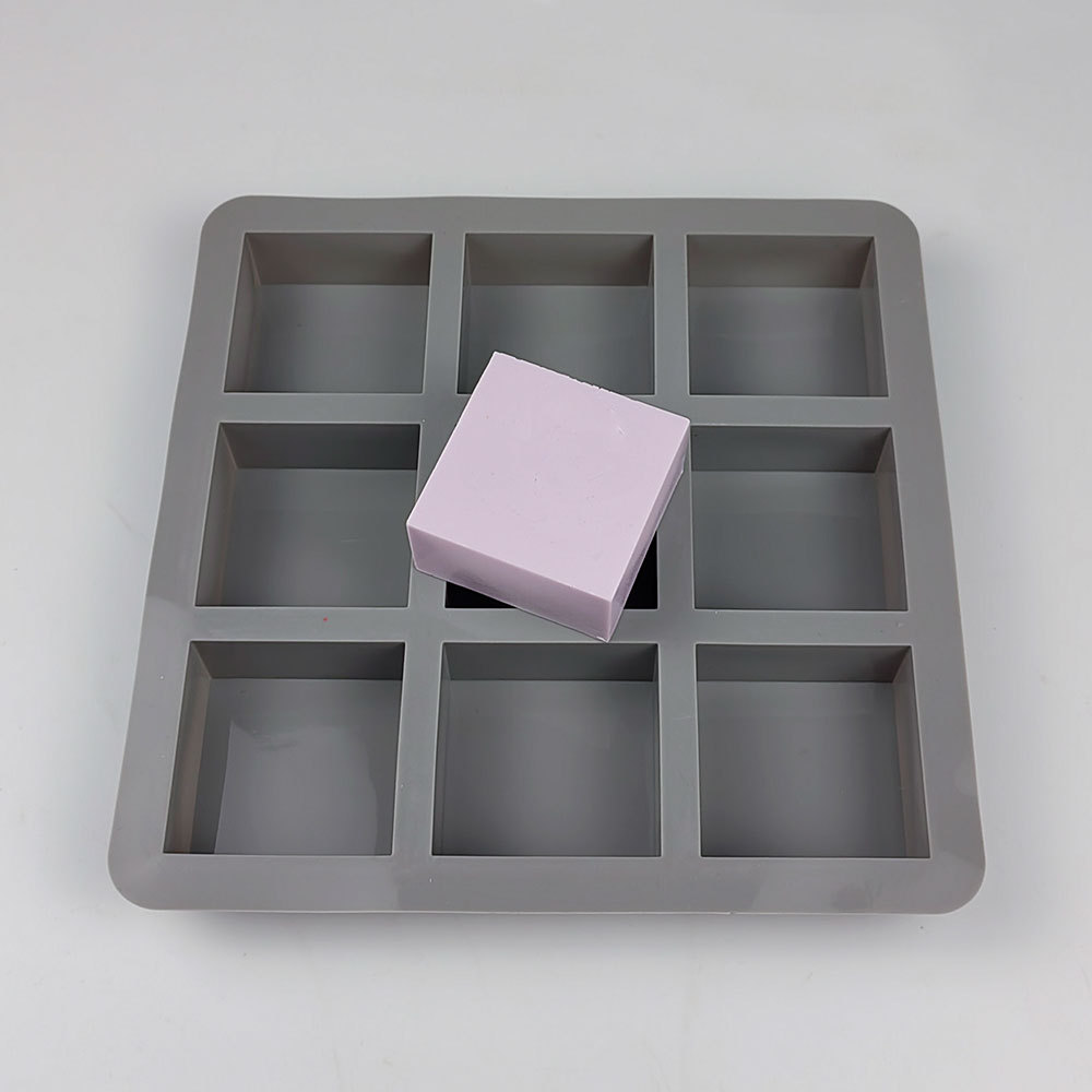 9 Hole Square Silicone Soap Mo – обзор и цена Candle Making Process