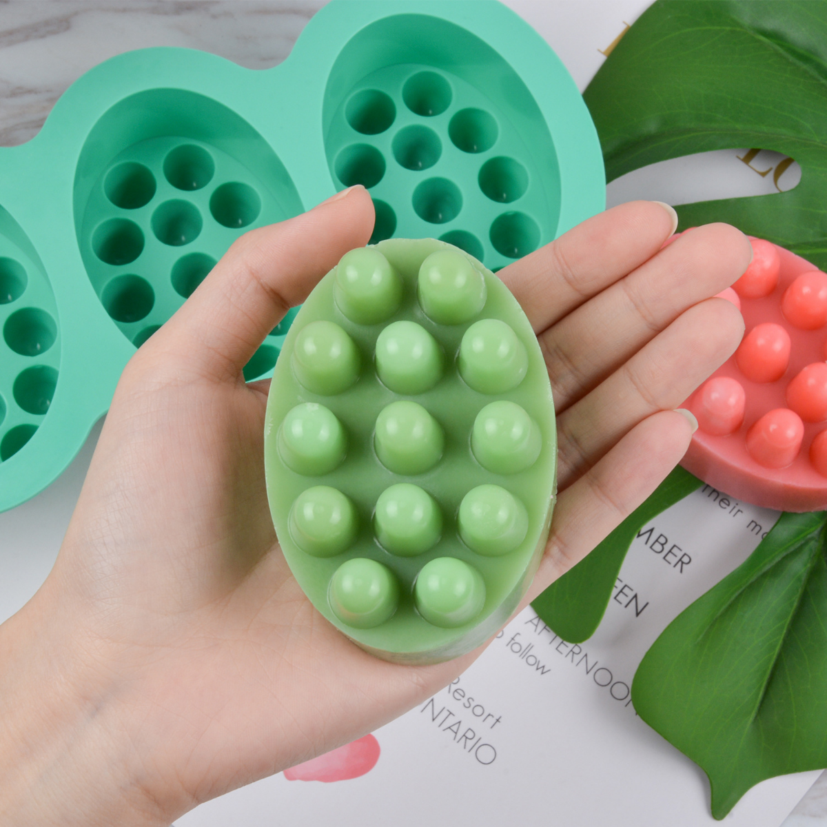 4 Hole Oval Massage Soap Silic – обзор и цена Candle Making For Beginners