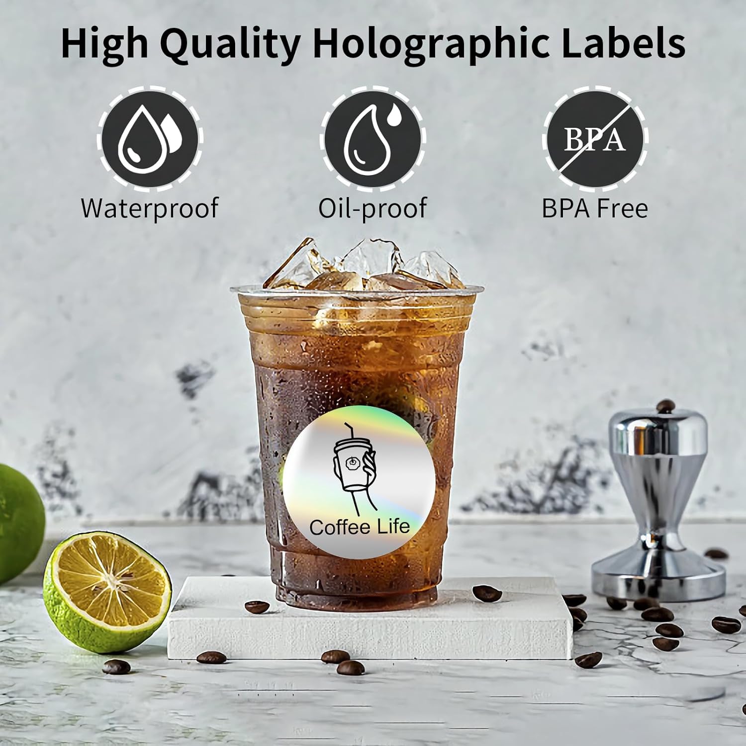 2 Inch Holographic Thermal Lab – обзор и цена Label Sticker Round