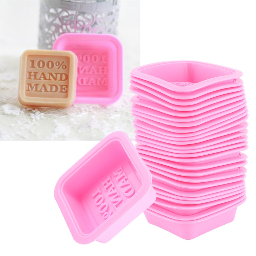 25PCS Silicone Silicone Soap M – обзор и цена Candle Making Process
