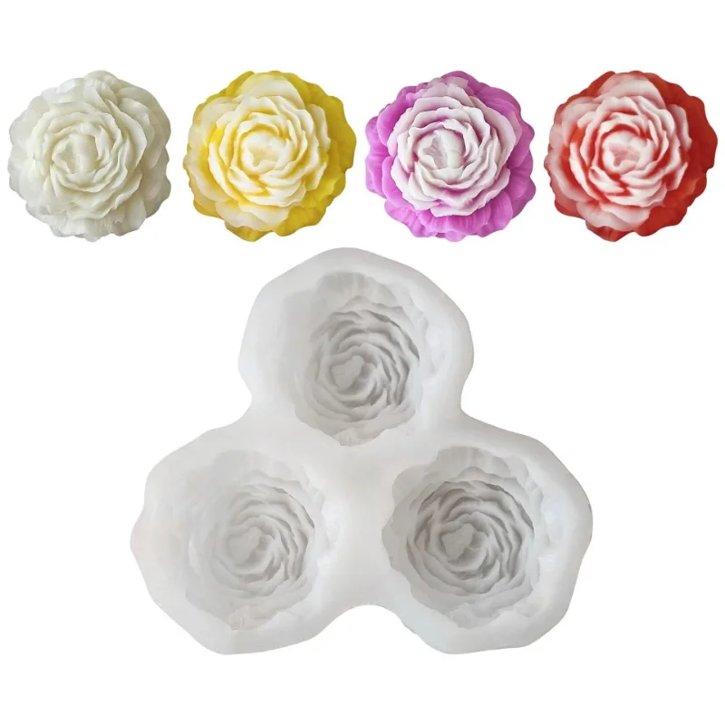 Peony Flower Candle Silicone M – обзор и цена Candle Making Accessories