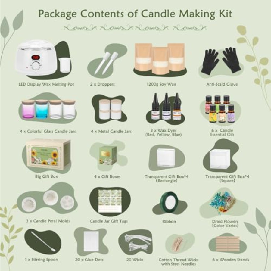 Candle Making Kit for Adults B – обзор и цена Candle Making Kit For Adults